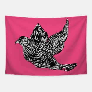 Minimalist Dove Tapestry