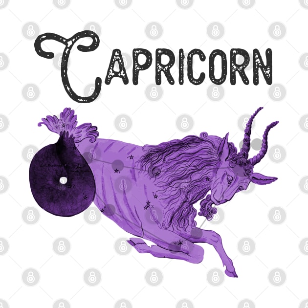 Capricorn ))(( Astrological Sign Zodiac Constellation Design by darklordpug