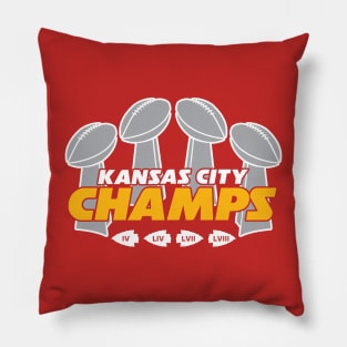 Kansas City Football Dynasty Pillow
