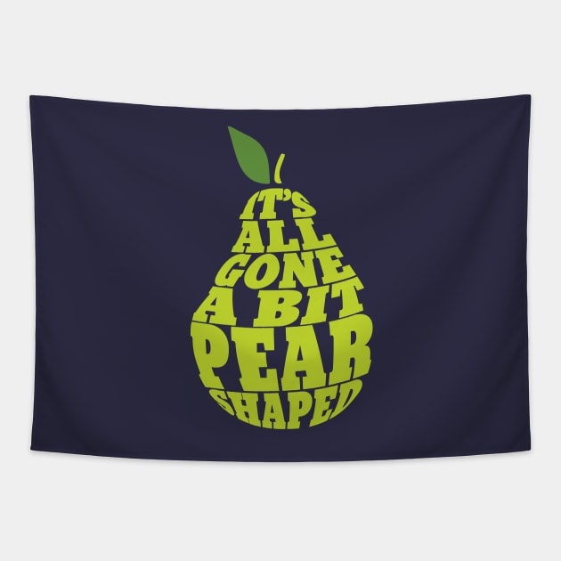 All gone a bit pear shaped Tapestry by daisyaking