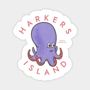 Harkers Island, NC Summertime Vacationing Octopus Magnet