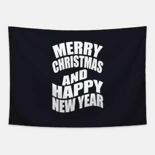 Merry Christmas and happy new year Tapestry