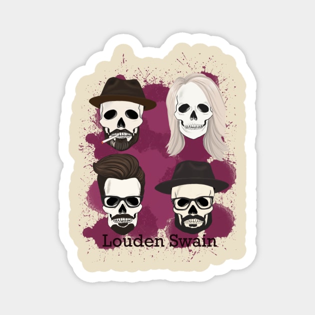 Louden swain spray paint Magnet by Slurpy T