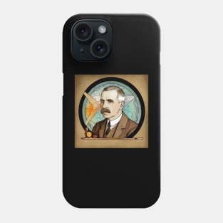 Ernest Rutherford scientist Phone Case