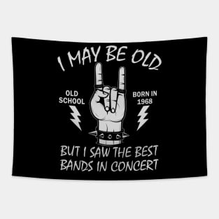 Born In 1968 Birthday for Heavy Metal Fans Tapestry