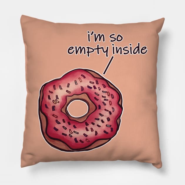Empty Inside vol.2 Pillow by SCL1CocoDesigns