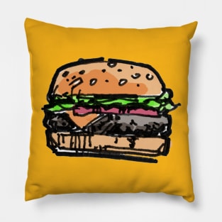 Cheeseburger Pillow