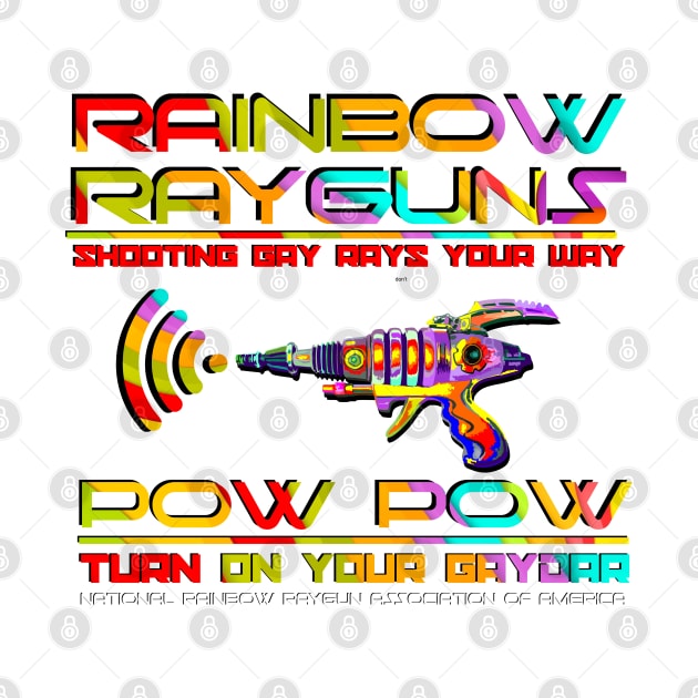 Rainbow - Raygun - Gaydar by GR8DZINE