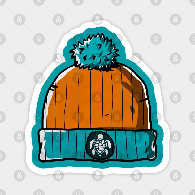 VSCO HAT GIRL TURTLE Magnet by A Comic Wizard