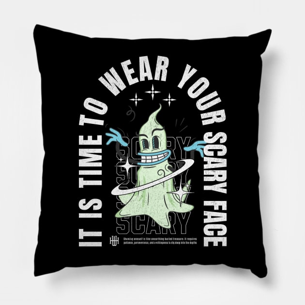 Halloween Scary Quote Pillow by PopularDesigns