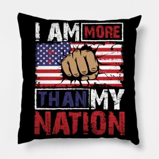 Anti Patriotism Design USA Pillow