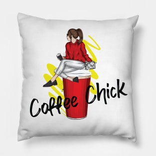 Coffee Chick Pillow