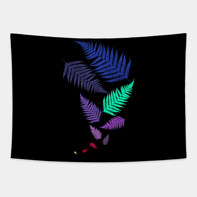 Ferns Tapestry by Bongonation