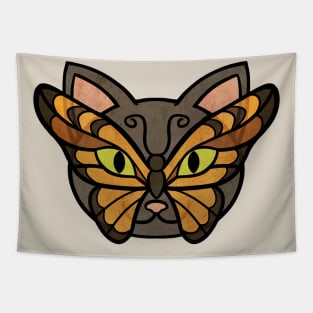 Butterfly Cat Tapestry