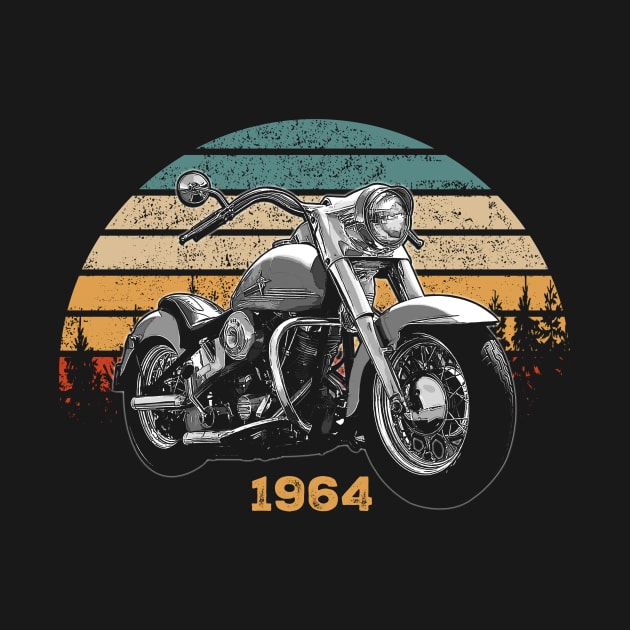 1964 Harley-Davidson Vintage Motorcycle Design by Madisen Harvey