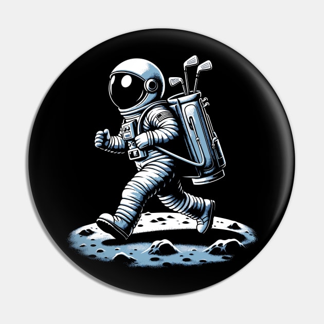 Golf Novelty Funny Astronaut Golfing Funny Golf Pin by KsuAnn