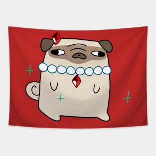 Jewelry Pug Tapestry