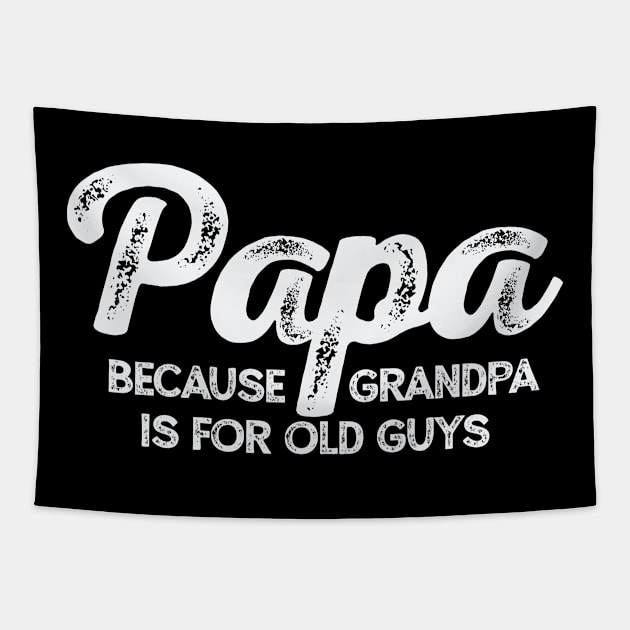 Grandpa Papa Grandfather Father's Day Tapestry by CreativeGiftShop