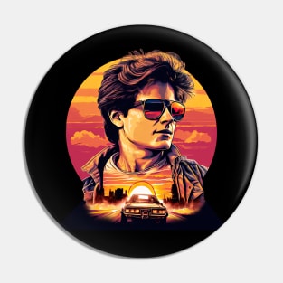 Marty's Time Machine Pin