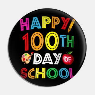 100Th Day Of School Teachers Kids Child Happy 100 Days Pin