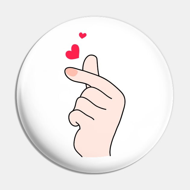 Finger heart 2 Pin by CindyS