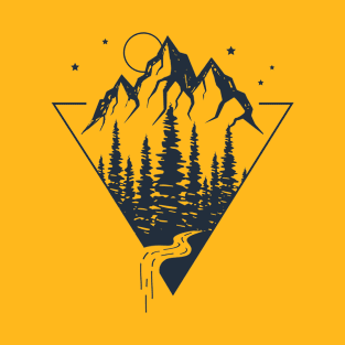 Travel To The Mountains Get Lost T-Shirt