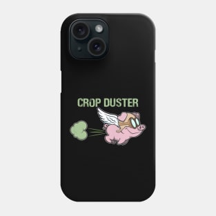 crop dusting flying pig Phone Case