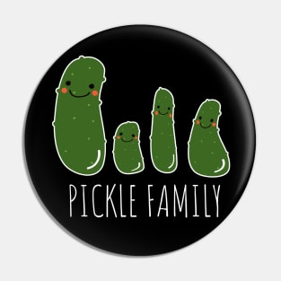 Pickle Family Funny Pickles Pin