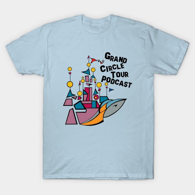 Disover GCT Podcast Mask Blue - Grand Circle Tour Podcast - T-Shirt