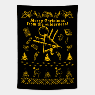 Christmas from the Wilderness - Holiday Sweater Tapestry