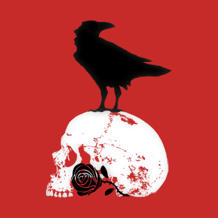 The Raven and the Black Rose T-Shirt