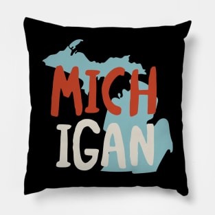 State of Michigan Pillow