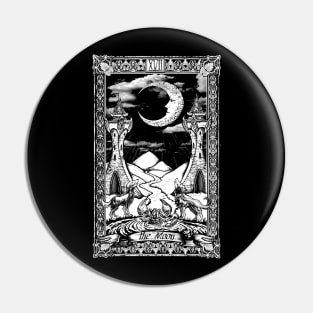 The Moon Tarot Occult Magic Pin