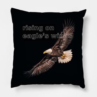 Rising on Eagle's Wings Pillow