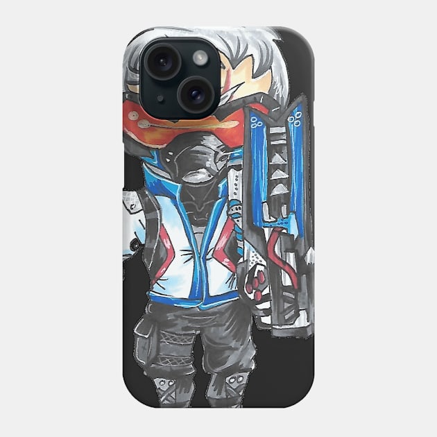 Soldier 76 havok Phone Case by Geeky Gimmicks