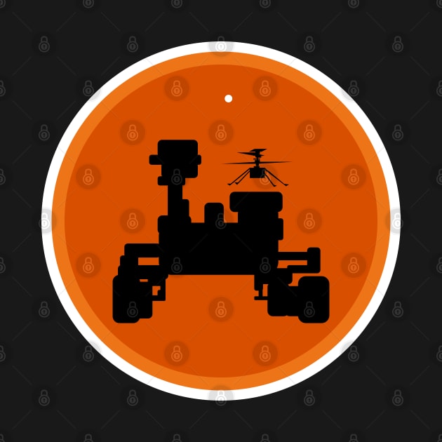 Rover Perseverance and Copter by ilrokery