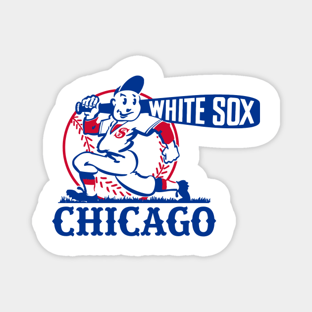 Vintage White Sox Magnet by Vault Emporium