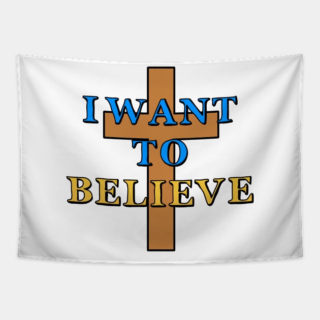 I Want to Believe Tapestry by PorcelainRose