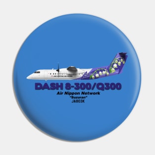 DeHavilland Canada Dash 8-300/Q300 - Air Nippon Network "Suzuran" Pin