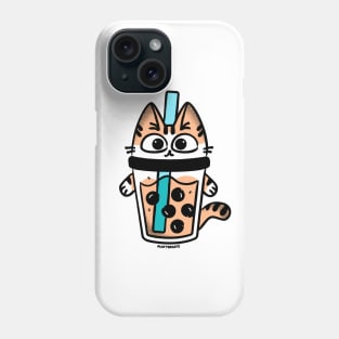 Tiger Boba Cat Tea Phone Case