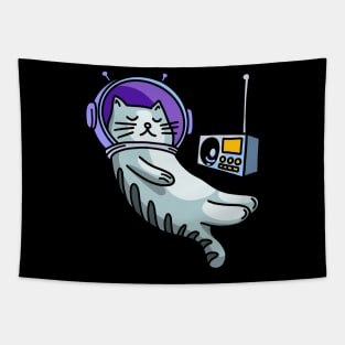 Astronaut Cat Tapestry