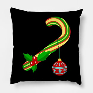 Candy Cane Design Pillow