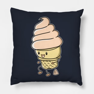 Chocolate Ice Cream Pooping Pillow