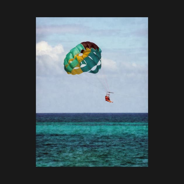 Parasailing - Two Woman Parasailing in the Bahamas by SusanSavad