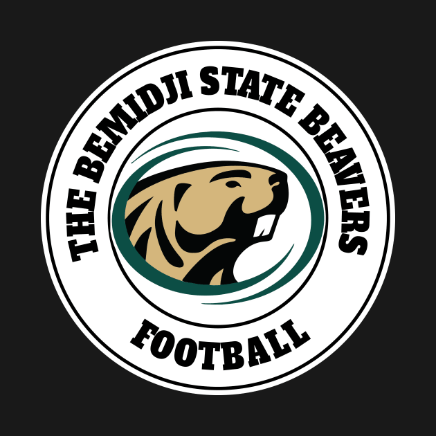 the classic bemidji football round white background by MALURUH