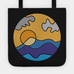 Sea Sun & Clouds Tote