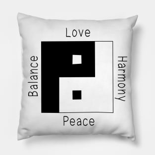 Love Harmony Peace Balance Pillow