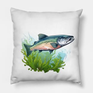 Pacific Northwest Salmon Pillow