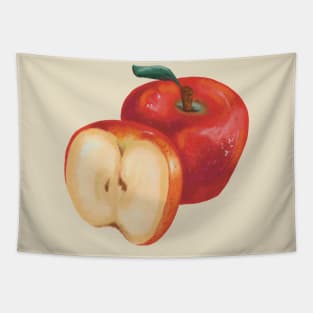 Bright Red Delicious Apple Tapestry