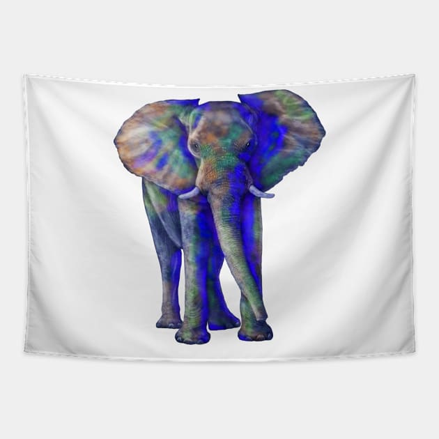 Save The Elephants Art Animal Lover Tapestry by macdonaldcreativestudios
